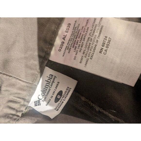 Columbia wide-legged green pants size 8 - Picture 4 of 4